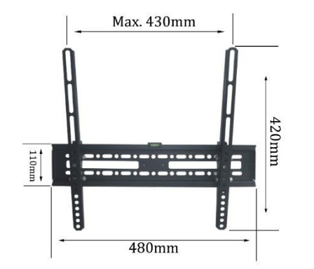 Кронштейн для ТВ настенный наклонный 26-55 дюймов