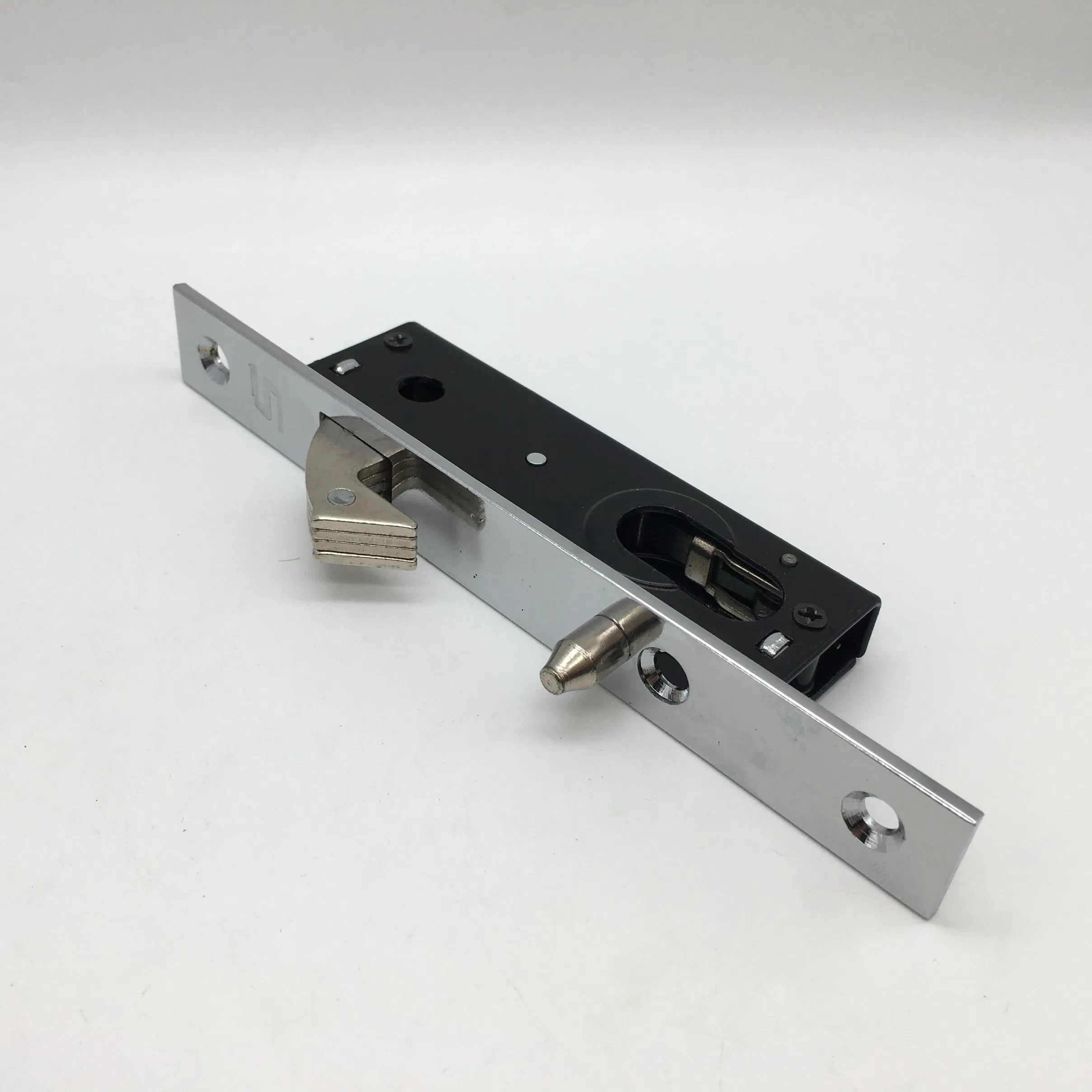 South Africa Chrome Plated Steel Sliding Hook Slam Lock with Antilift Pin