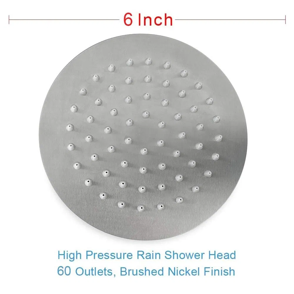 High Pressure Stainless Steel 304 Stainless Steel Shower Head Rainhead