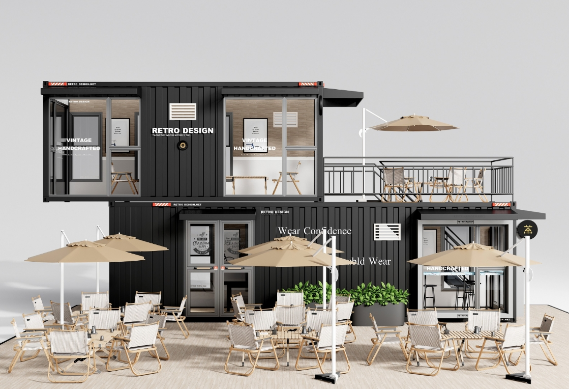 House Prefabricated Container House /Easy Shop and Trailer Booth