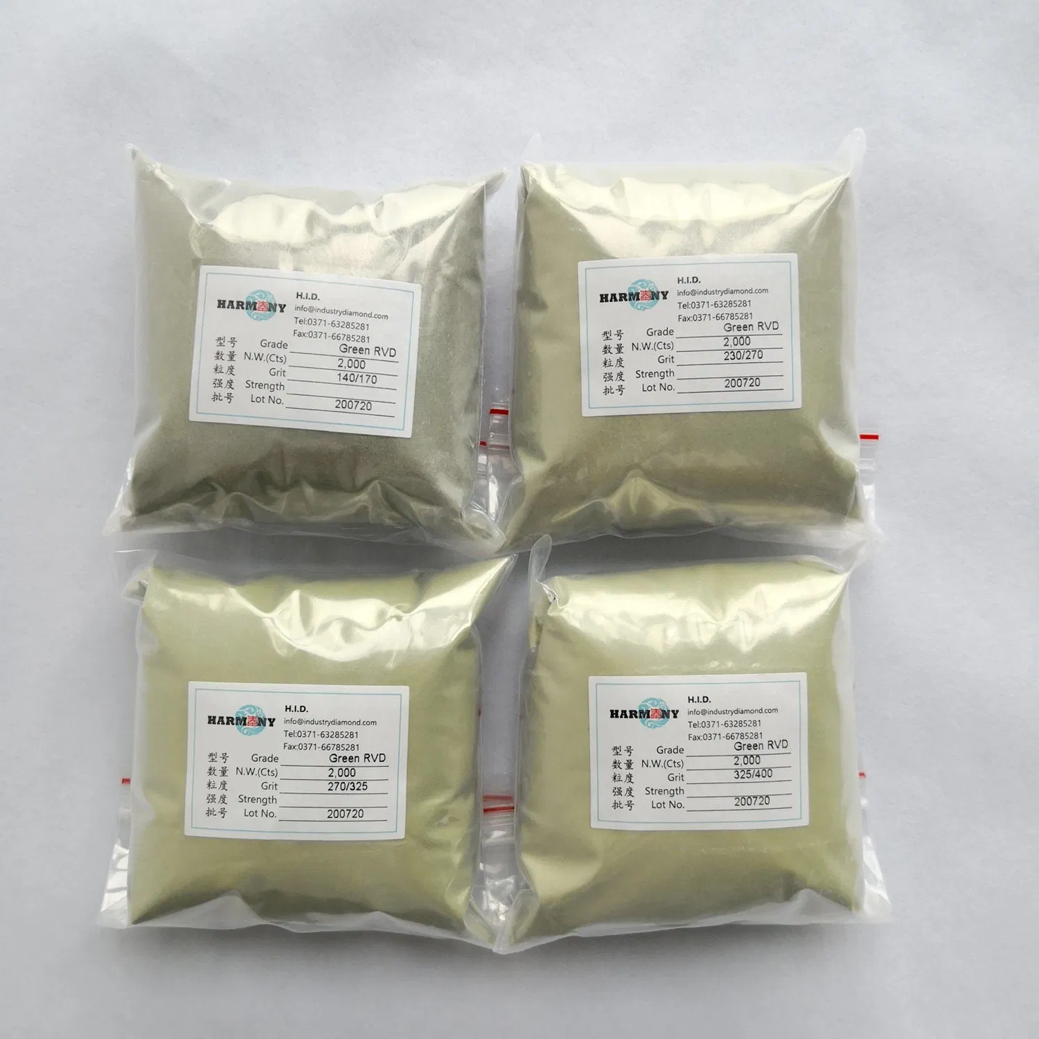 Zhengzhou Supplier Green Rvd 230/270 Mesh Diamond Powder for Diamond Scaife