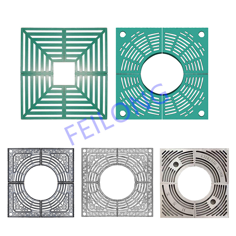 SMC Composite/Ductile Iron/Stainless Steel Tree Frames and Guards with CE / ISO9001/ISO14001/ISO45001 Certificates