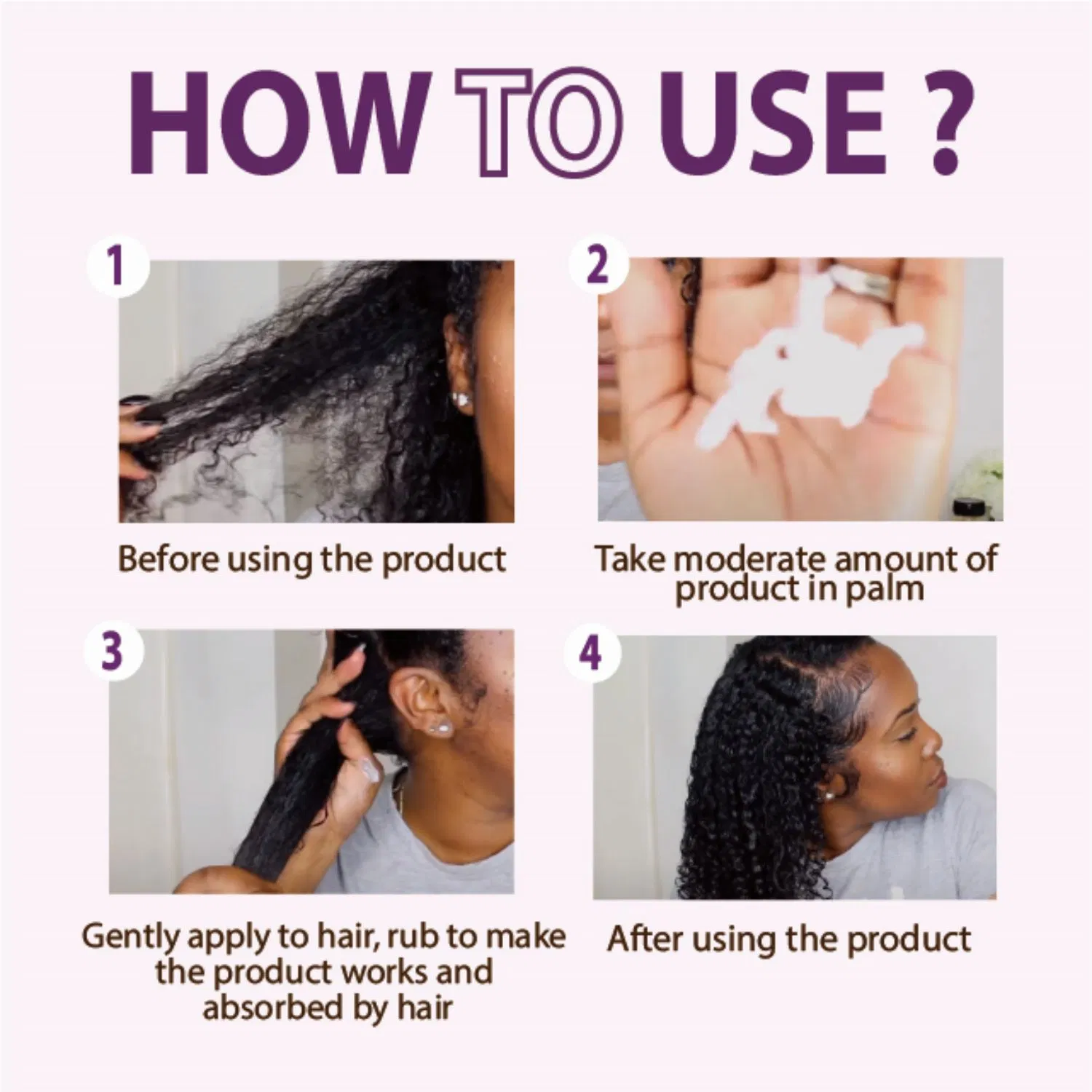 Private Label Hair Products Moisturizing Paraben Free Leave-in Conditioning Balm