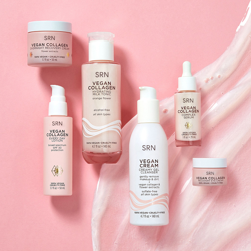 Anti-Wrinkle Anti-Aging Toner Serum Cream Set Collagen Skin Care Set for Dry Skin