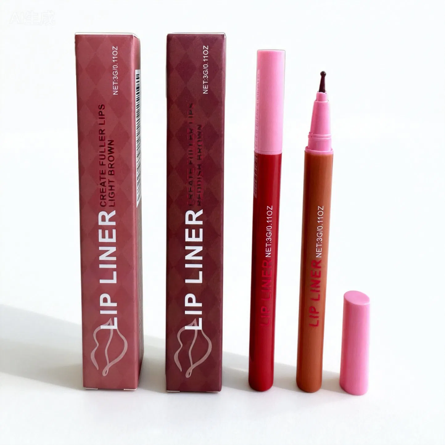 Wholesale Long Wear Water-Based Lip Liner Pen Smudge-Proof Lip Liner Pencil