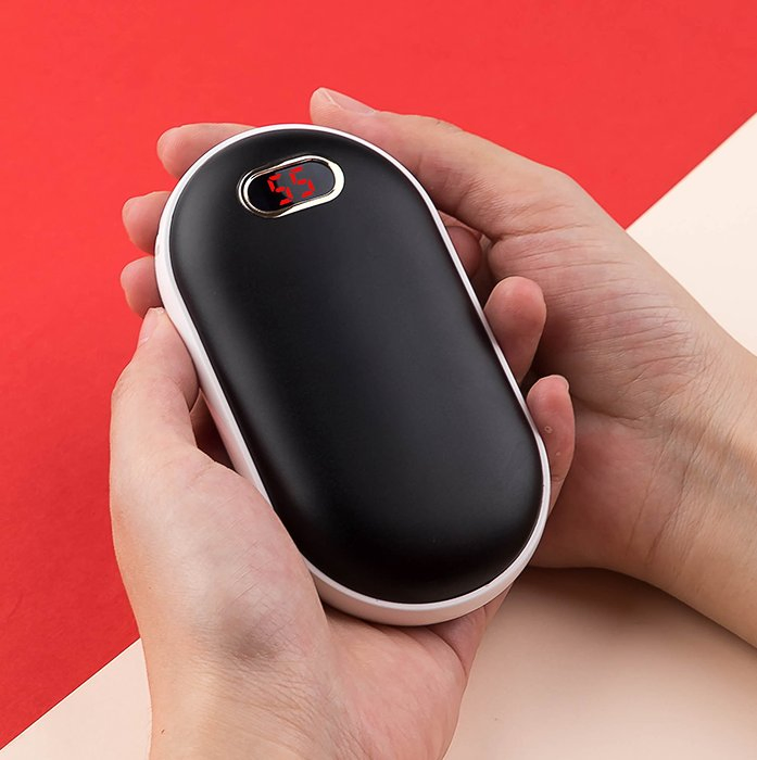 Customize Hand Warmer Reusable Power Bank Electric Gift Mobile USB Rechargeable Hand Portable Heater for Women Men