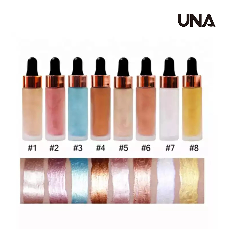 Wholesale Private Label Custom Cruelty Free 100% Vegan Makeup Enhancer Drops Liquid Highlighter