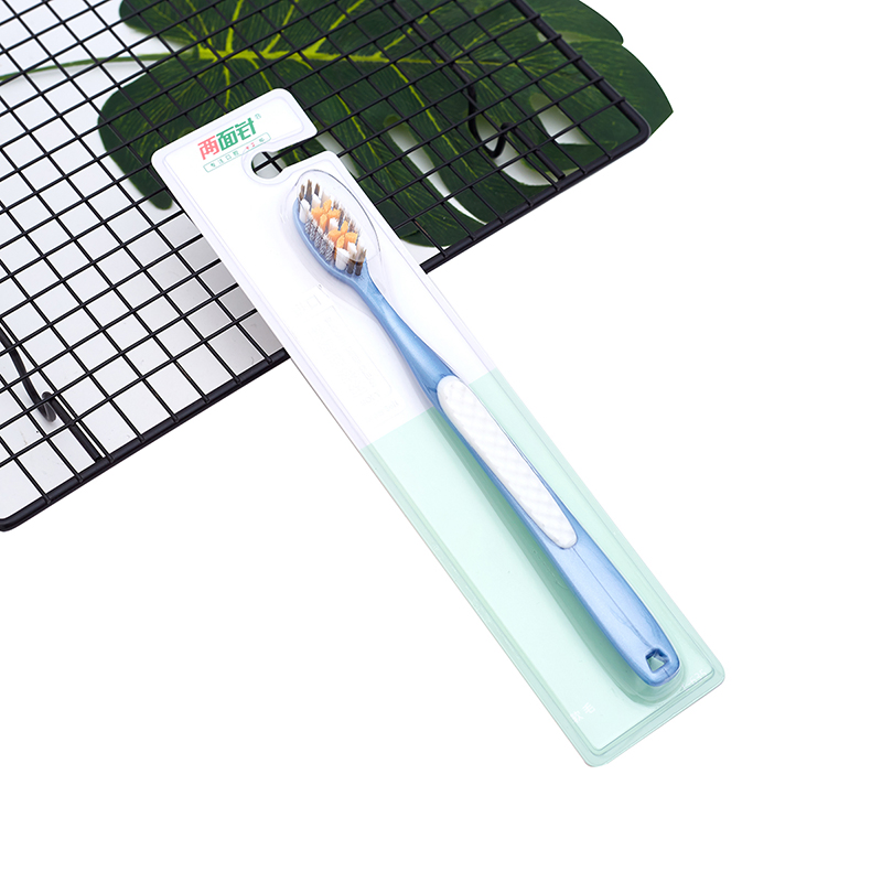 Custom Personalized Design Super Soft Spiral Bristles Home Plastic Manual Toothbrush for Adults