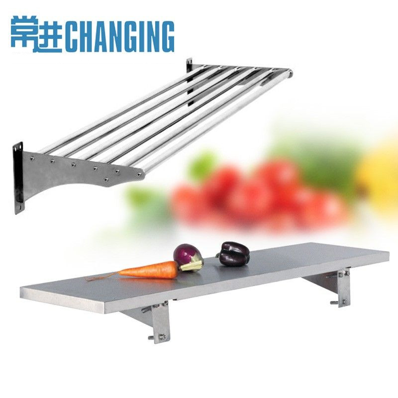 Changing Catering Rack Stainless Steel Wall Shelf Display Shelving
