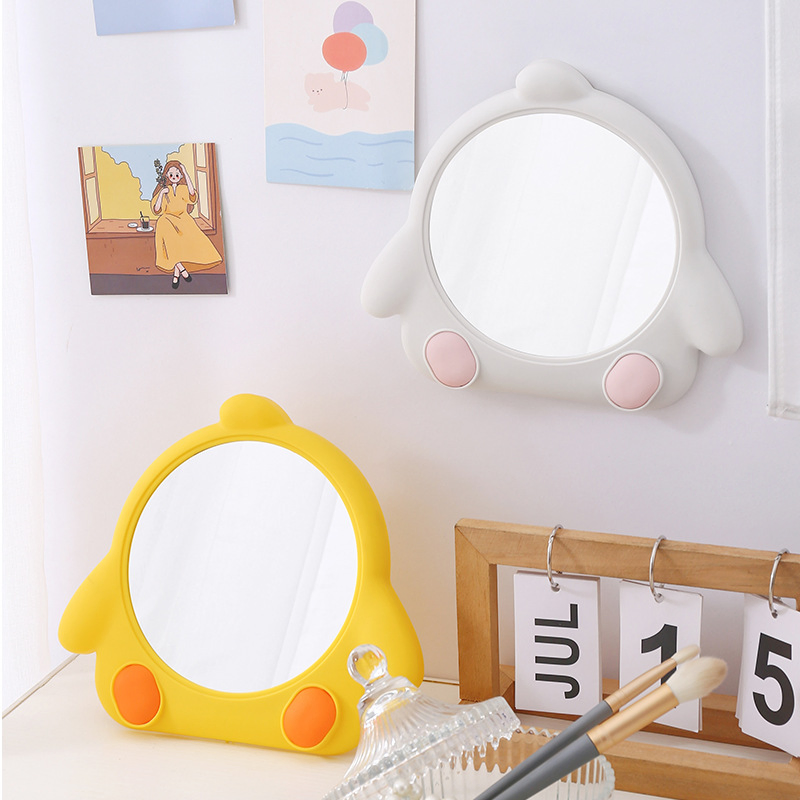 Internet Celebrity Chick Can Hang Student Dormitory Cartoon Desktop High-Definition Makeup Mirror