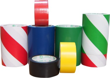 Single Color Premium Grade Waterproof Weather Resistant PVC Floor Marking Tape for Warning Signs