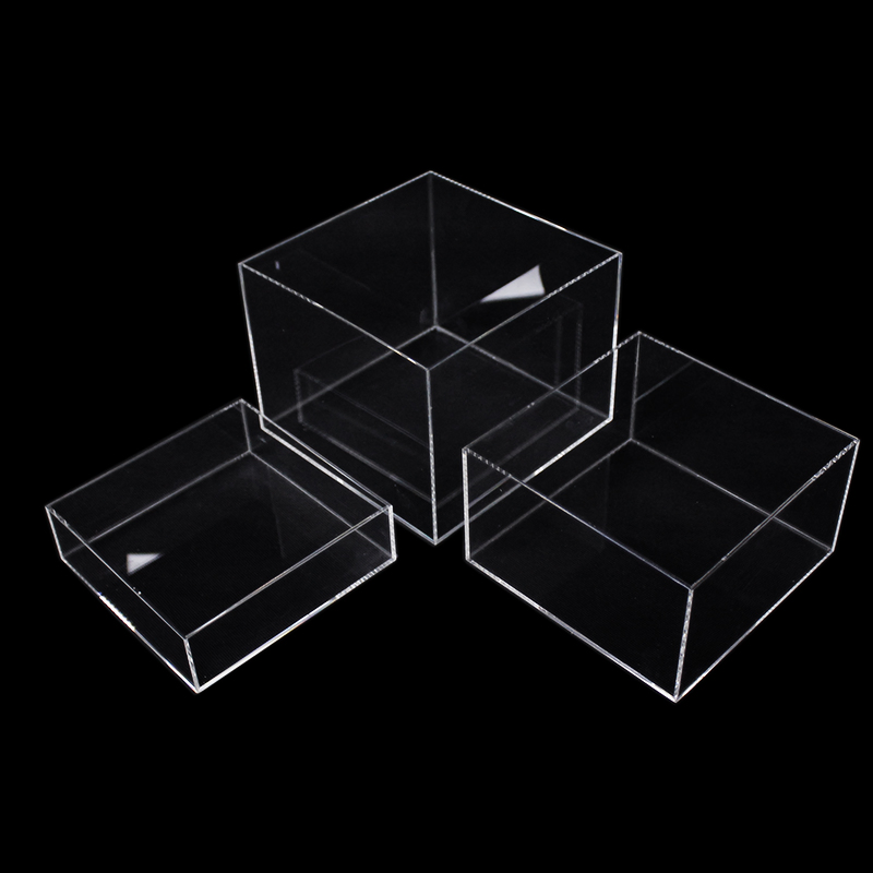 Customized Square Detachable Acrylic Models Display Storage Box