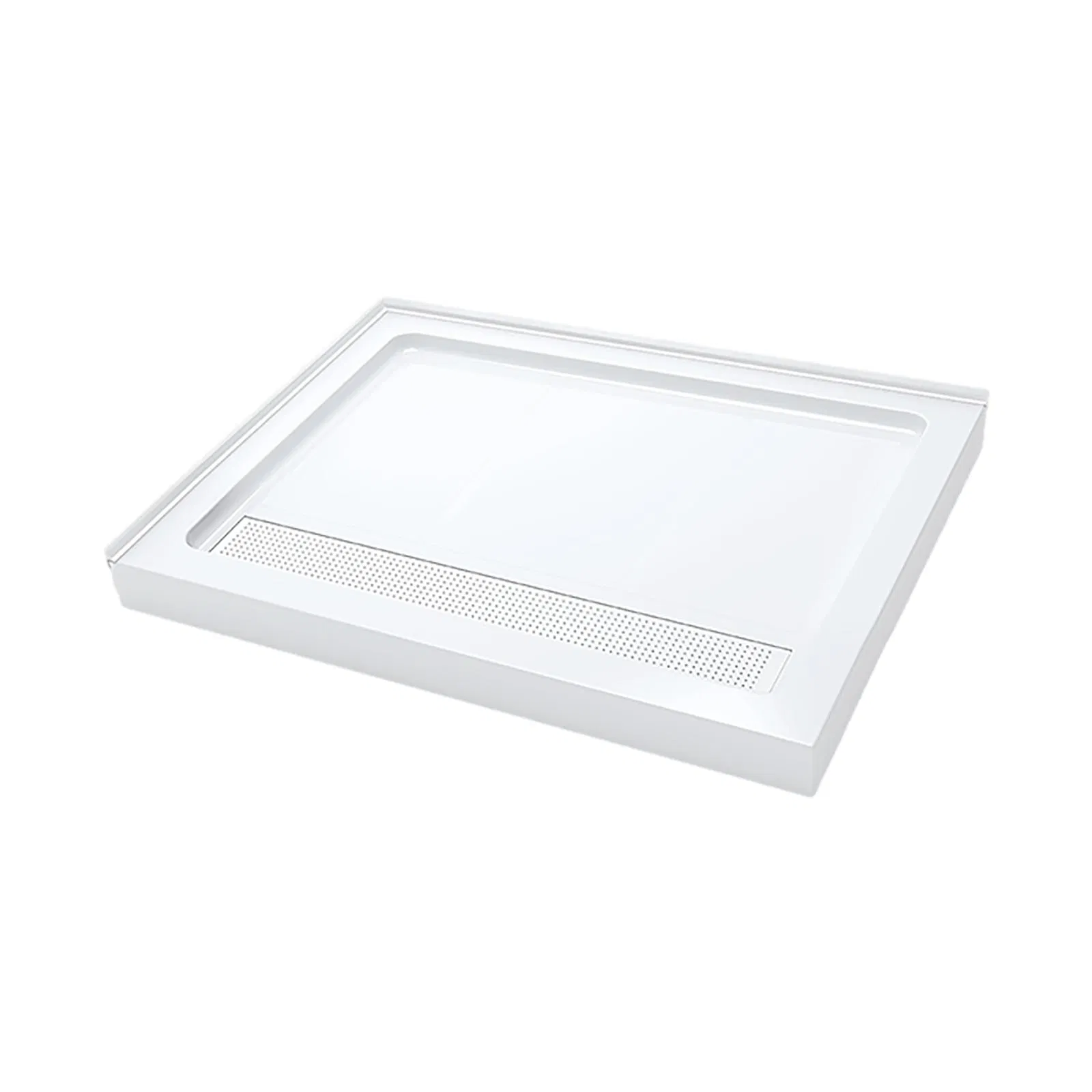 Cupc Artificial Stone Acrylic White / Black Anti-Slip Shower Base for Bathroom