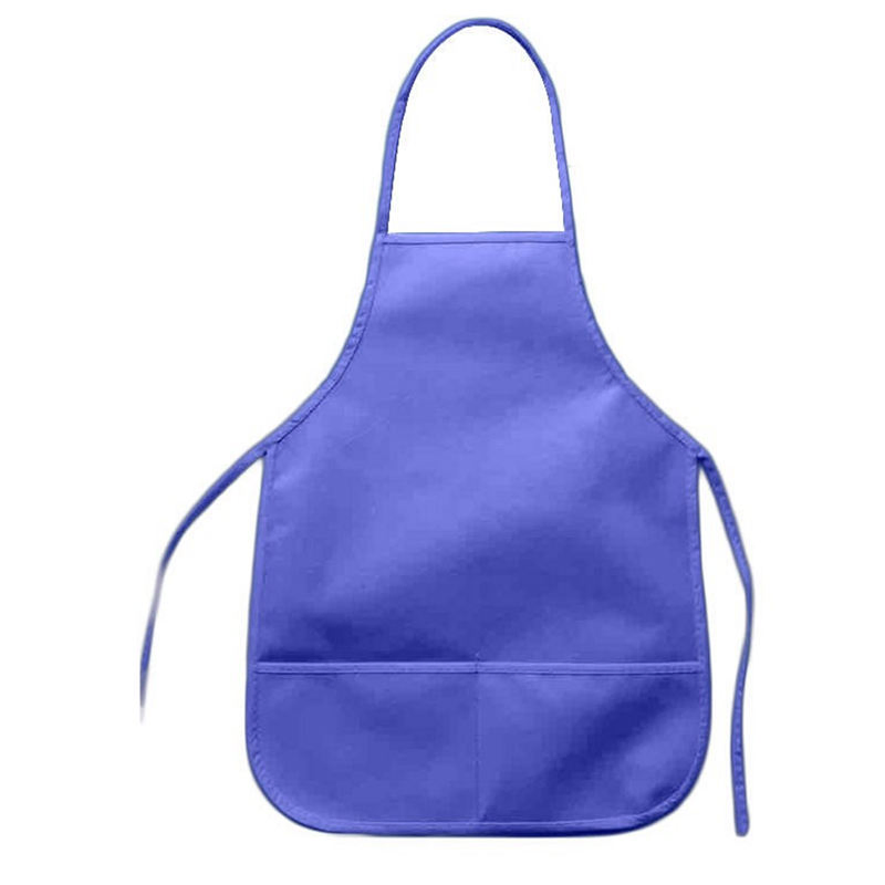 Color Kids Aprons Children Painting Aprons Kids Art Smocks with 2 Roomy Pockets for Kitchen and Classroom