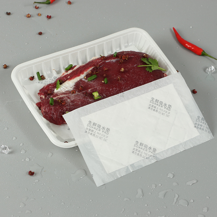 Eco-Friendly Seafood Pads for Fresh Meat and Veggies