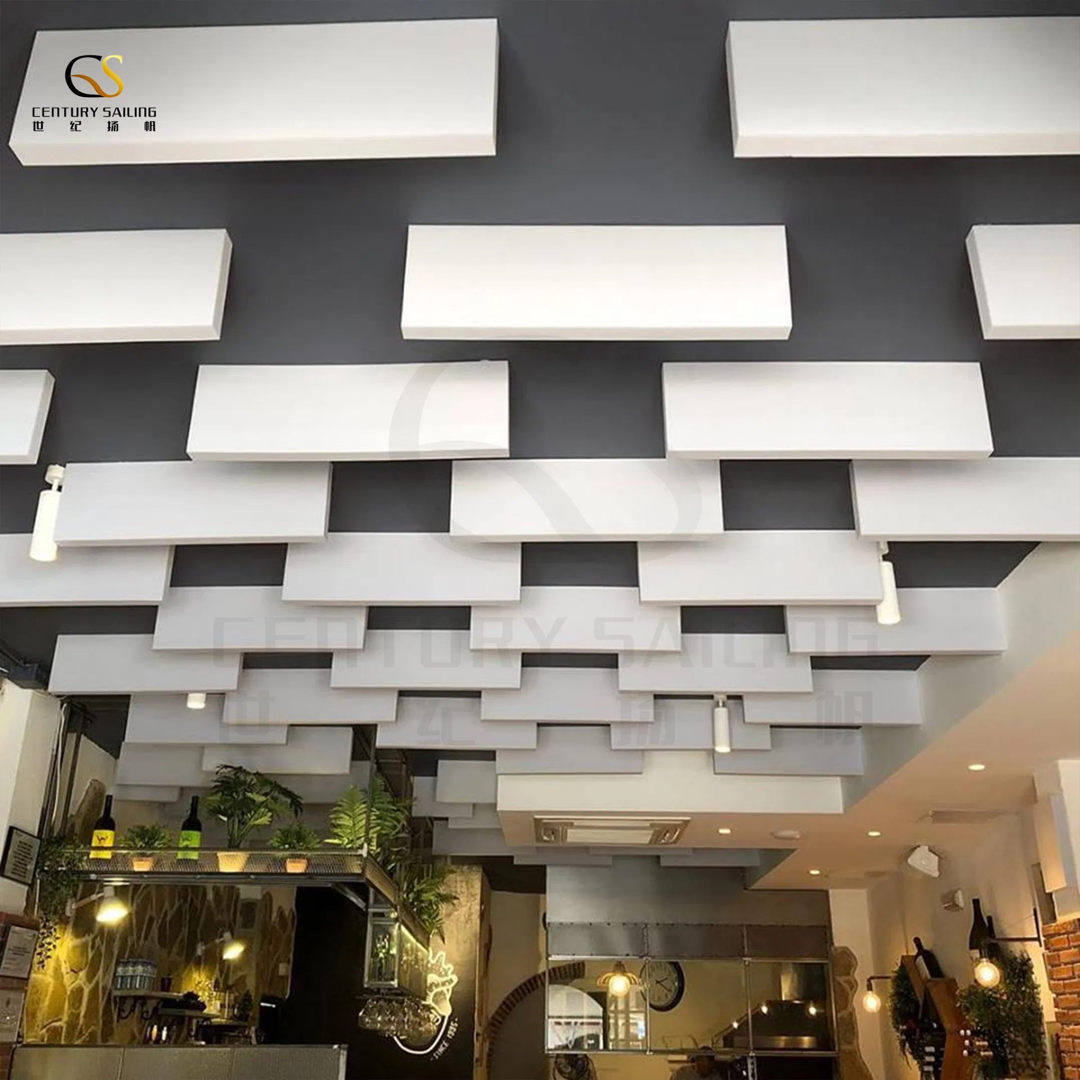 Factory Direct Glass Wool Sound Stop Ceiling Fiberglass Ceiling for Indoor