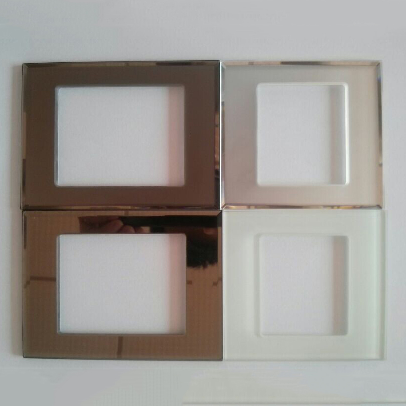 Premium OEM Tempered Glass Switch Panel Modern Wall Socket for Home Office