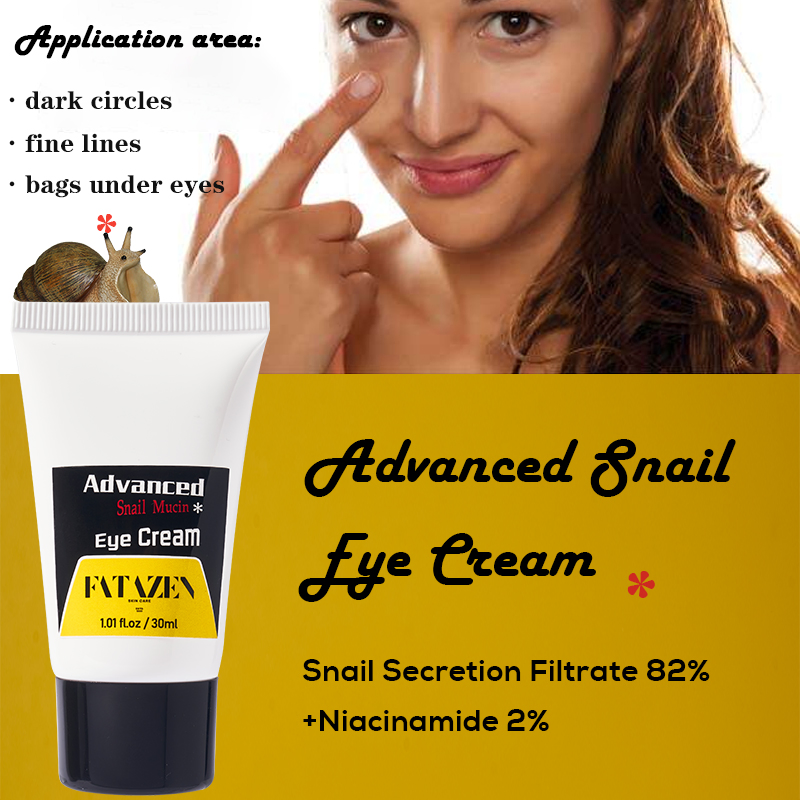 Dark Circles Removal Snail Lifting Anti Aging Wrinkles Tightening Firming Eye Cream