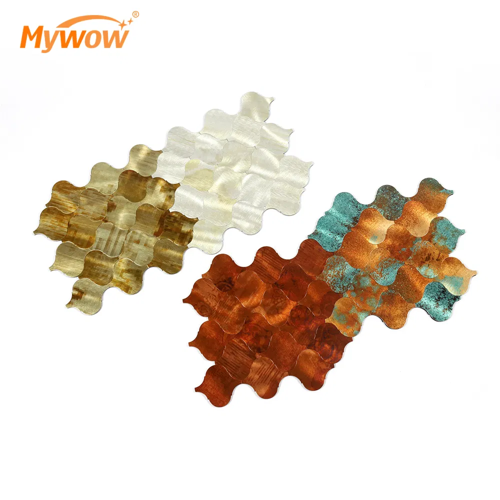 3D наклейка на стену самоклеящаяся, мозаичная плитка