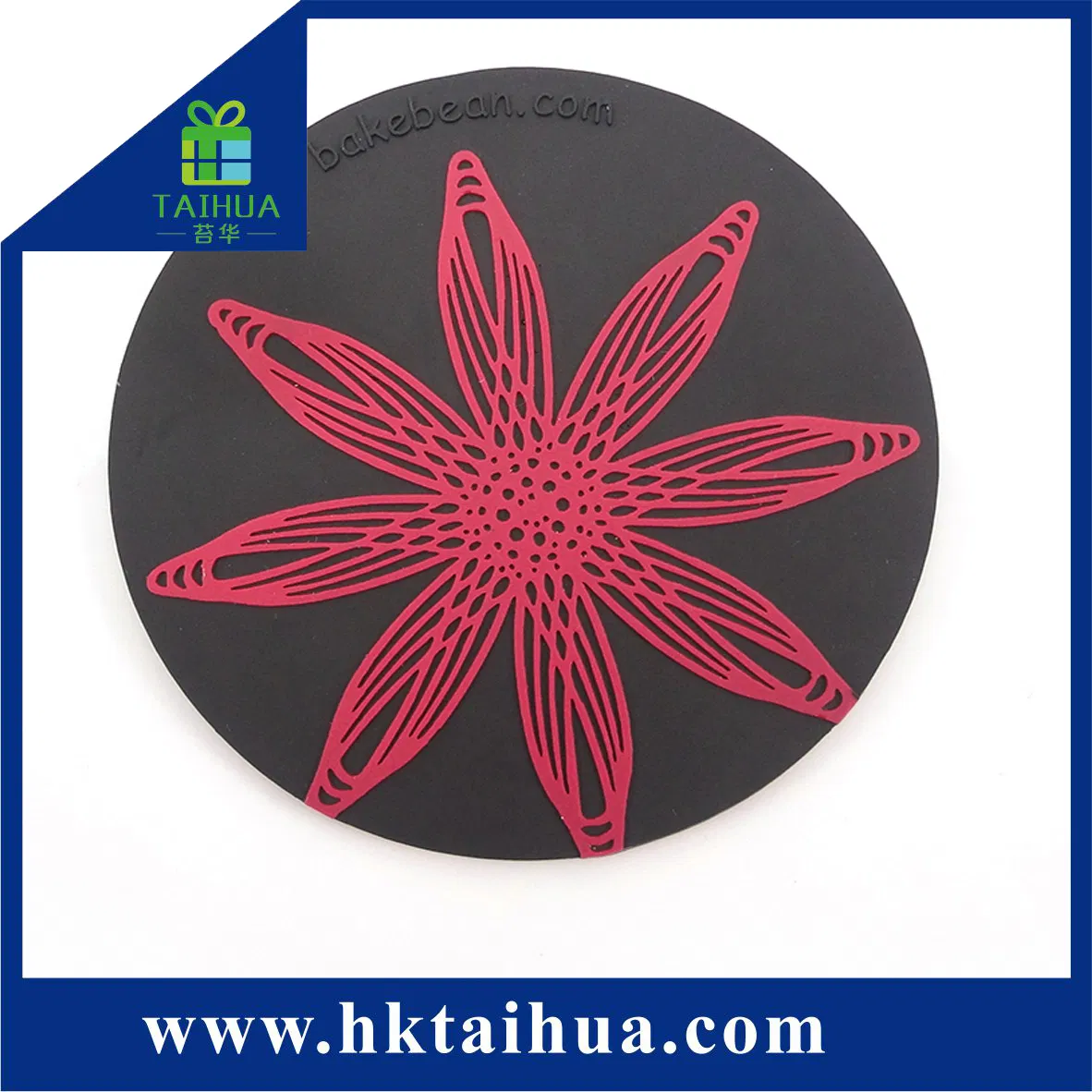 Custom Radiating Silicone Coaster/Silicone Mat/Rubber Pad (TH-09646)