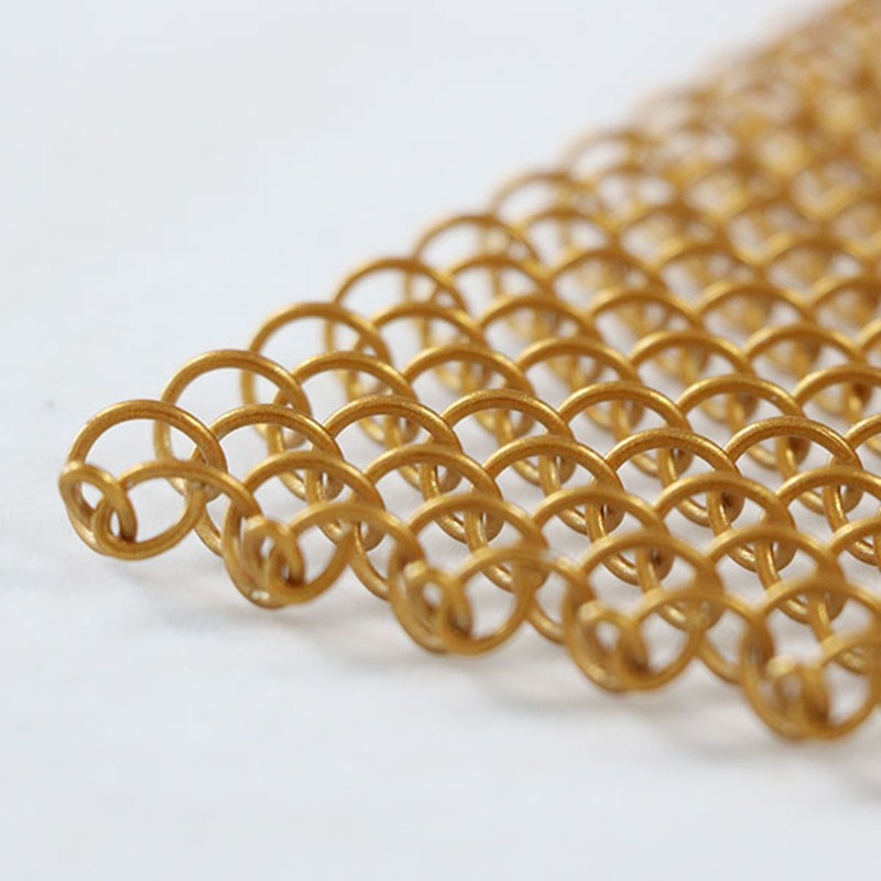 Architectural Decorative Metal Coil Drapery Metal Mesh Curtain