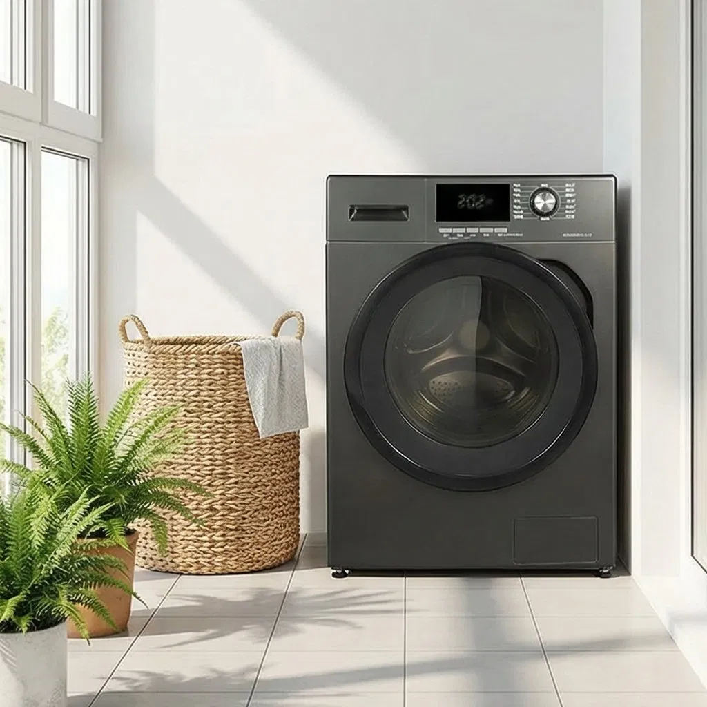 High-Efficiency Front Loading Washing Machine with 8kg Capacity