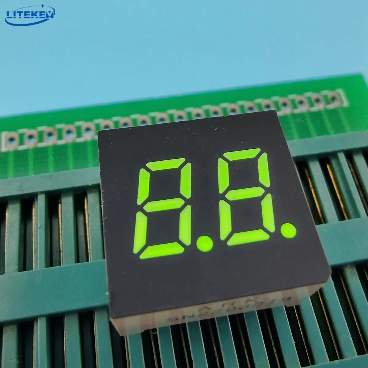 0.3 Inch 2 Digit LED 7 Segment Display with Seven Segment and Dp