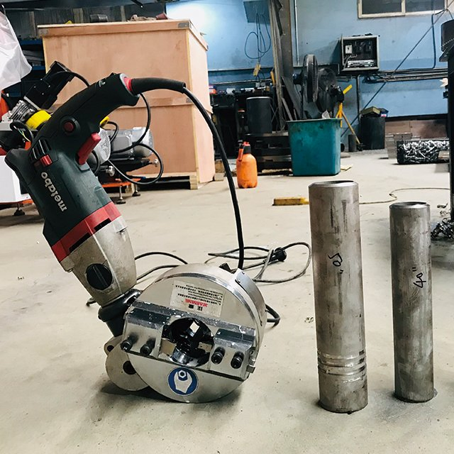 Portable Metabo Motor Automatic Feed Pipe Cutting and Beveling Machine