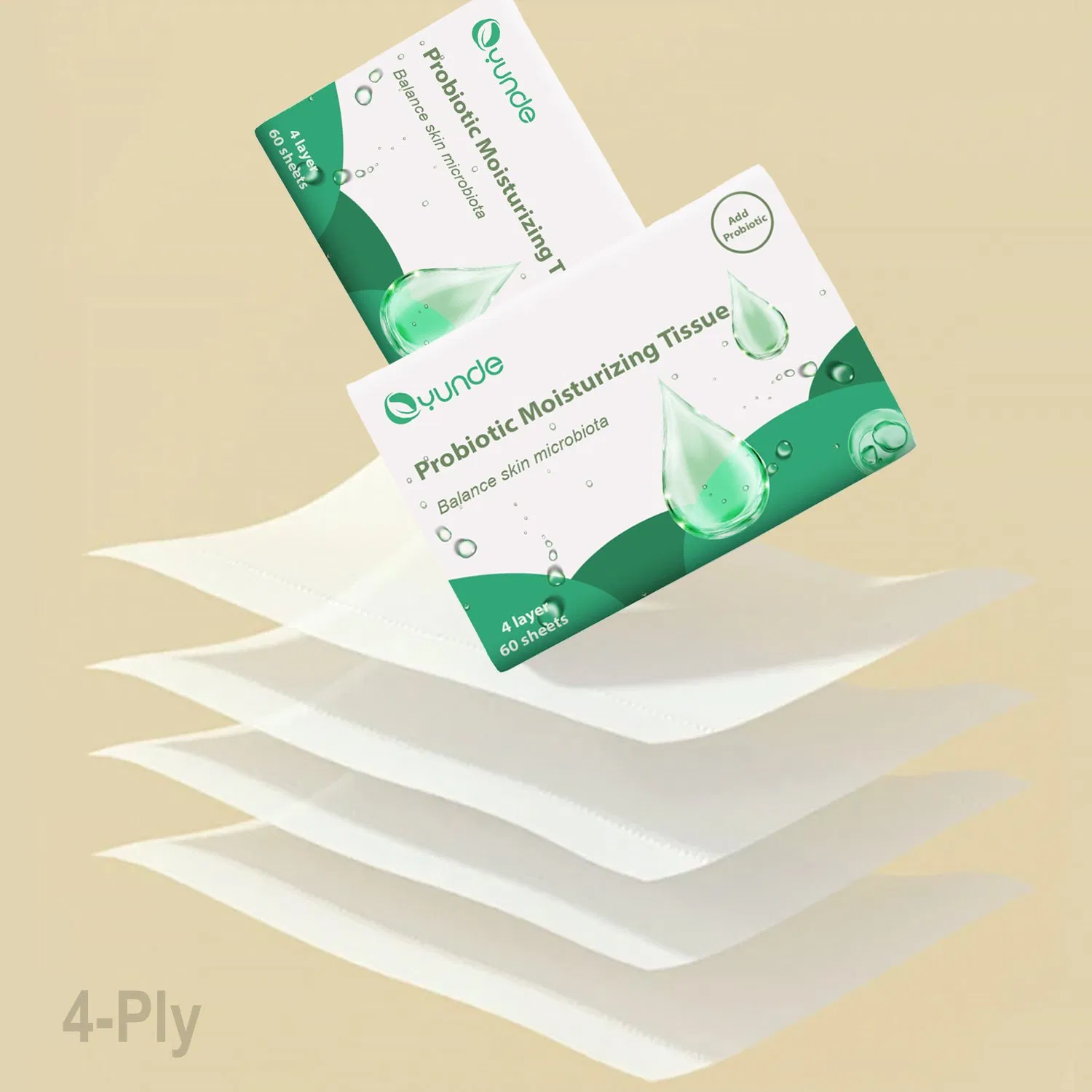 Oyunde Manufacturer Soft Facial Tissue-Lotion Infused Custom Packaging Options Available