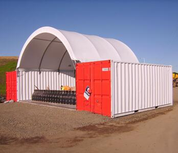 PVC Hall RV Shed Outdoor Container Tent Cheap Carport