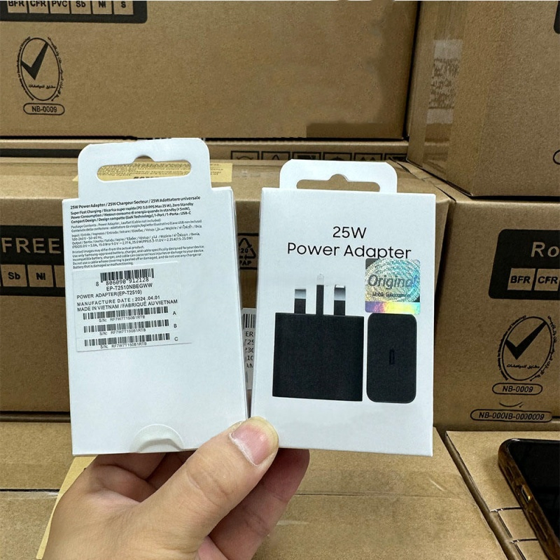 OEM 25W Pd Charger Ep-T2510 -USB-C Super Fast for Samsung S23 S24 Series Factory Wholesale