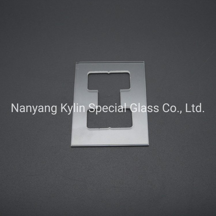 Large Transparent Jgs1 Fused Silica Glass Sheet UV Quartz Glass Plate with Holes