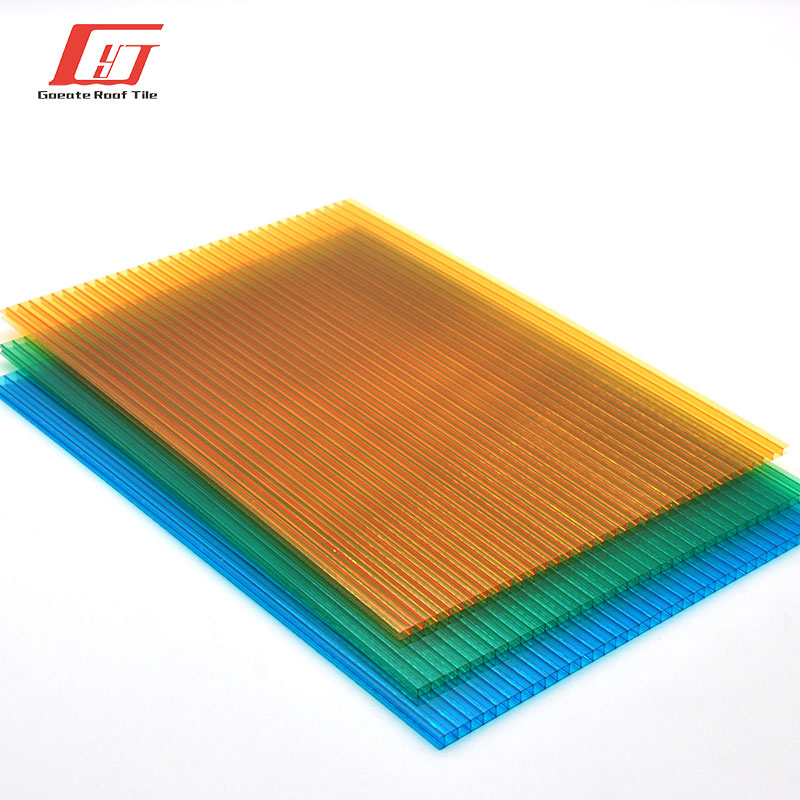 100% Virgin Material 10 Years Guarantee Polycarbonate Hollow Sheet PC Roofing Sheets