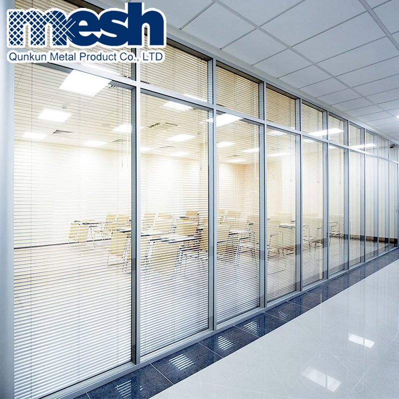 Metal Mesh Glass Laminated for Decorative