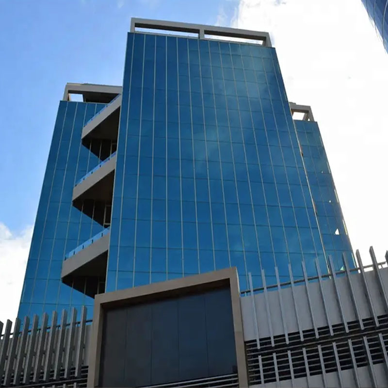 Energy Efficient Thmeral Break Aluminum Glass Curtain Wall for Modern Buildings