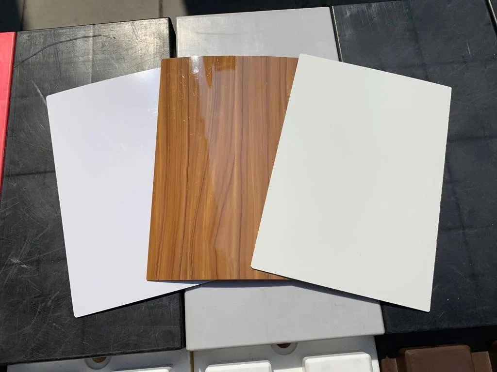 Changyuan Decoration Material Wood Veneer Ecological Board Natural Laminated Melamine Pattern Molded Panel Veneer Decoration Materials