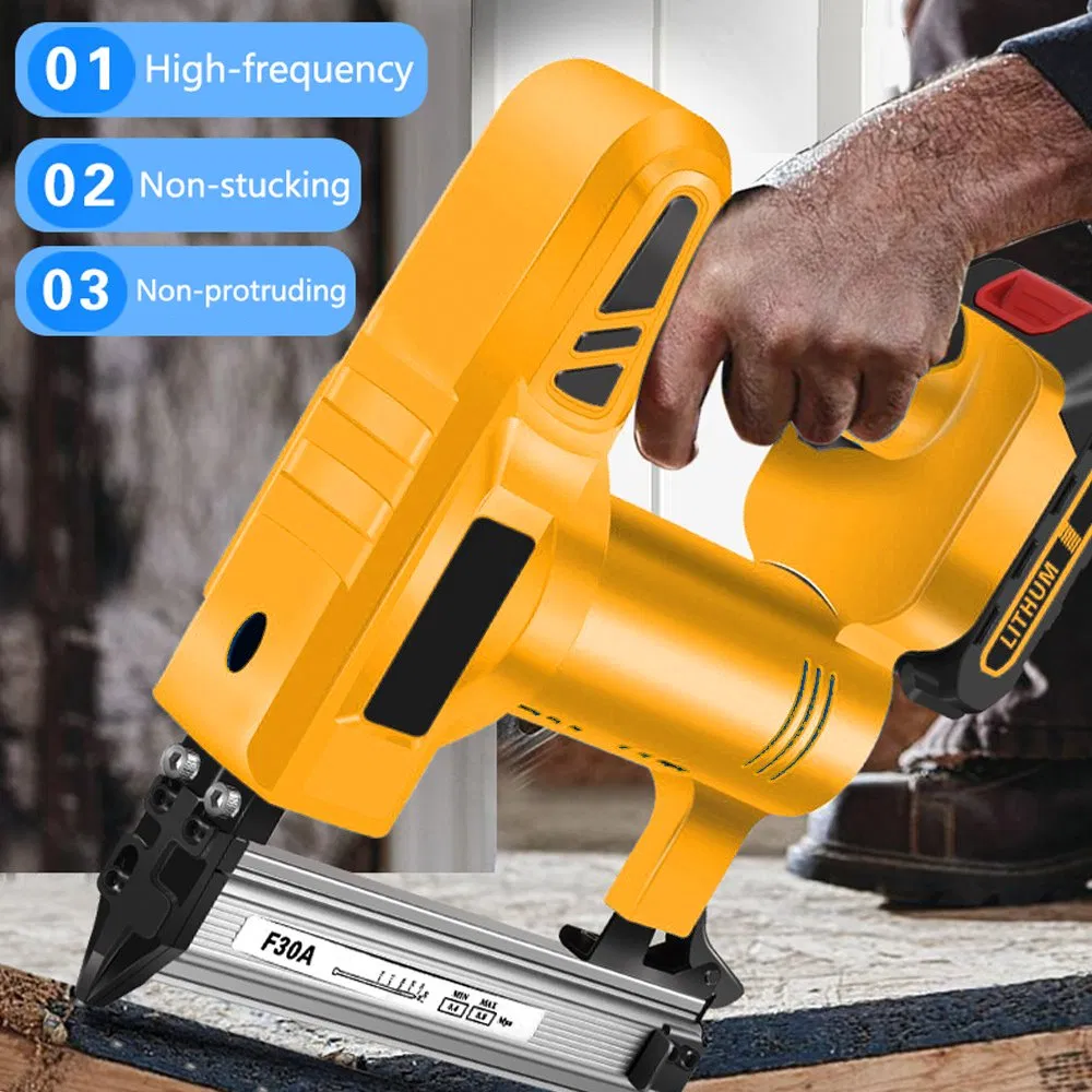 21V Max Cordless Nailer Kit with 2 Battery for Woodworking and Carpentry