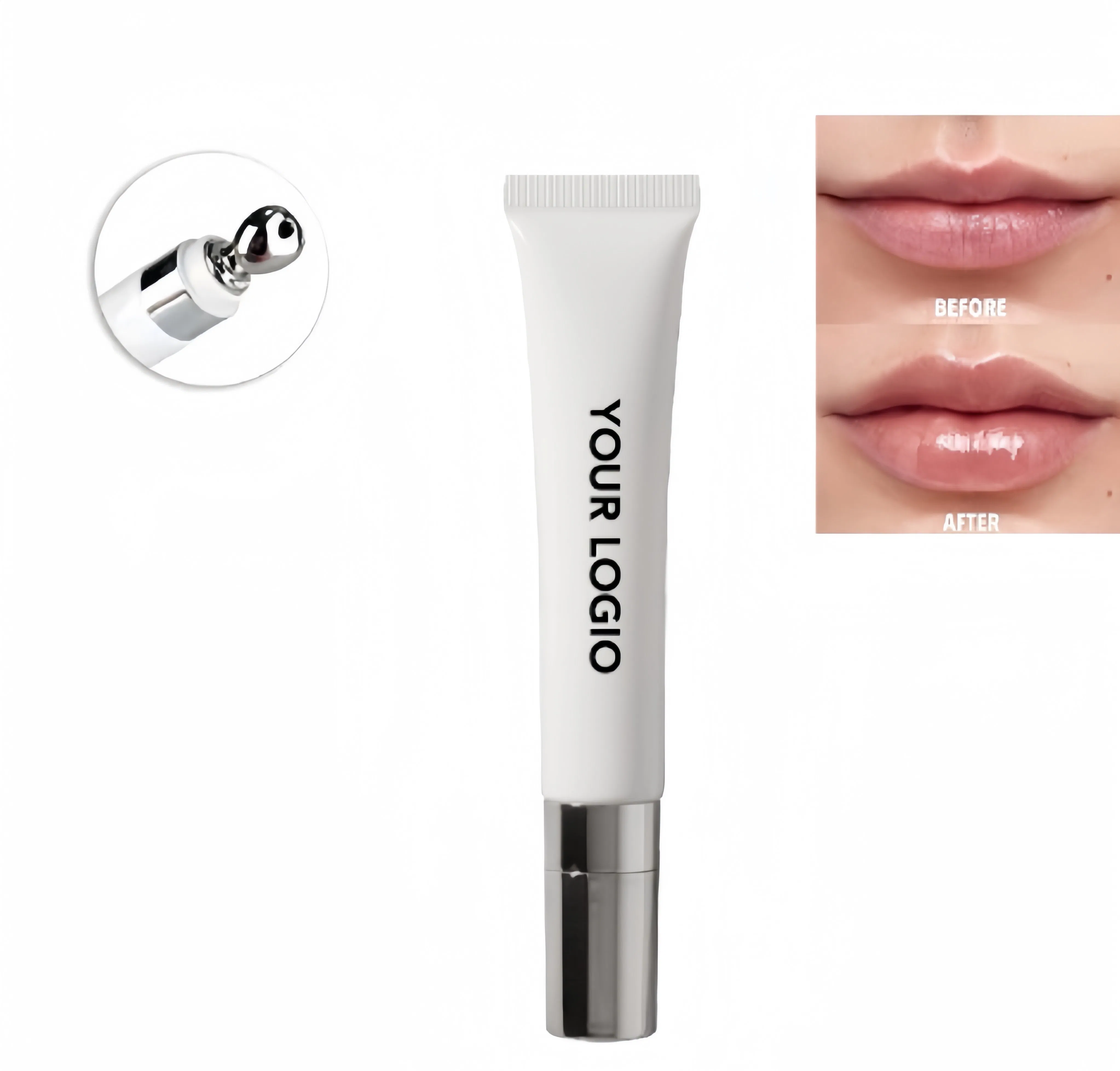 Бальзам для увеличения губ Vegan Lip Plumping Oil с гиалуроновой кислотой