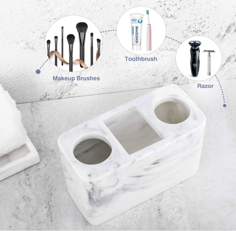 Innovative Ceramic Toothbrush Holder Simple Design Bathroom Accessories