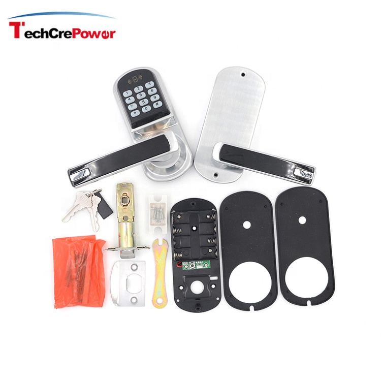 High Security Hotel Digital Electronic Keypad Read Card Door Lock