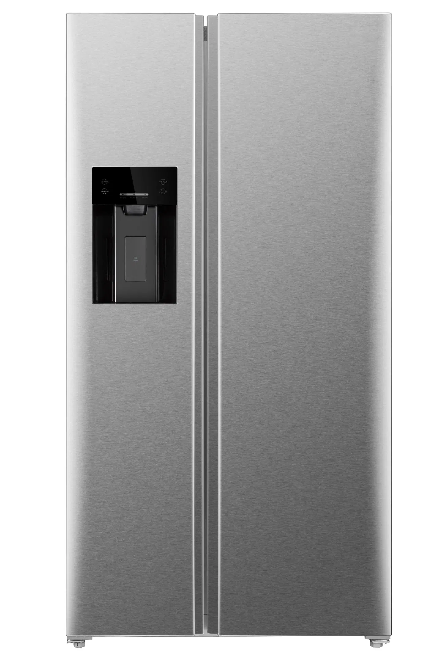 High-End Household Glass-Door Air-Cooled Frost-Free Refrigerator with Drinking Water Dispenser, Side-by-Side Refrigerator