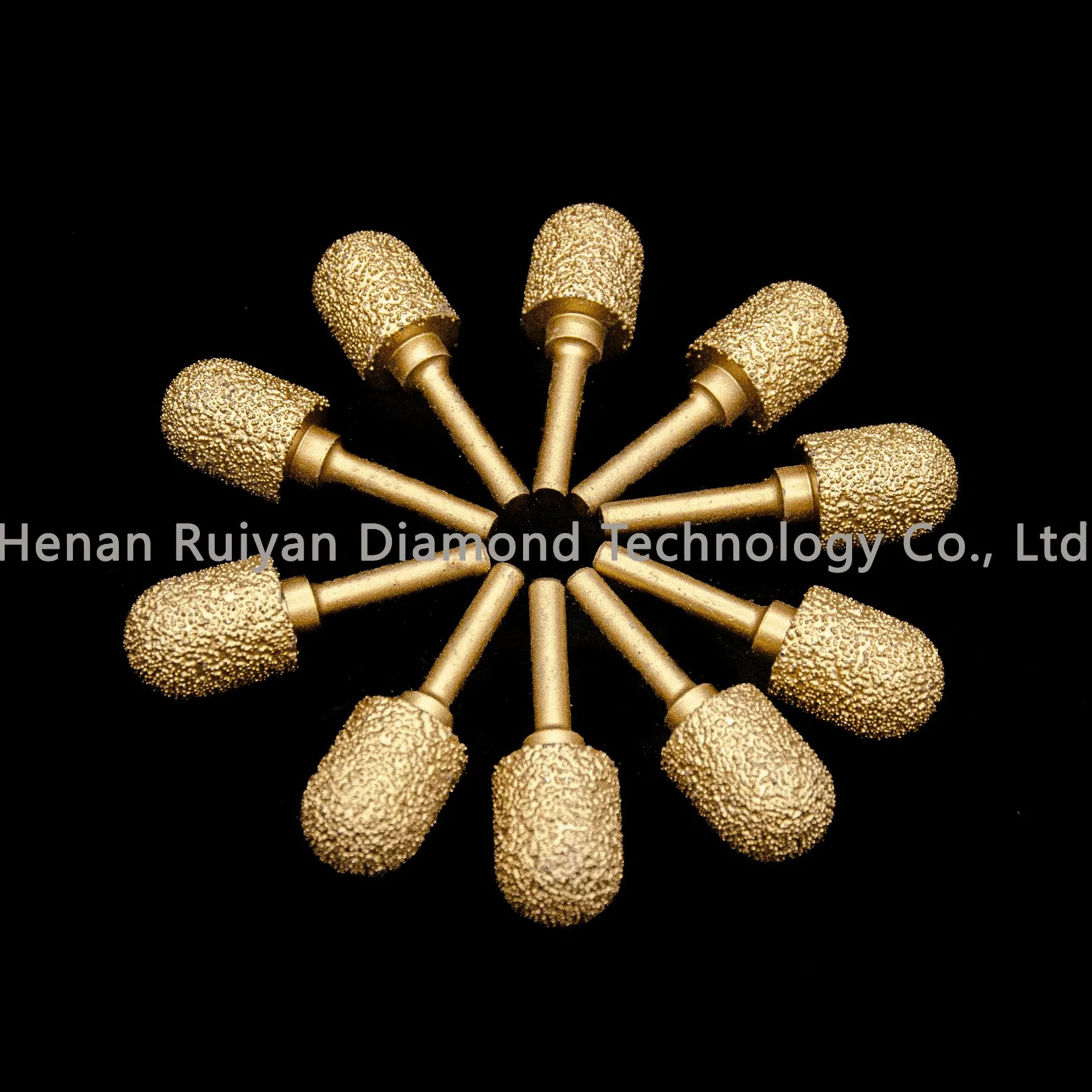 Hemispherical Brazed Diamond Grinding Head for Stainless Steel, Deformed Steel Bar, Nodular Cast Iron