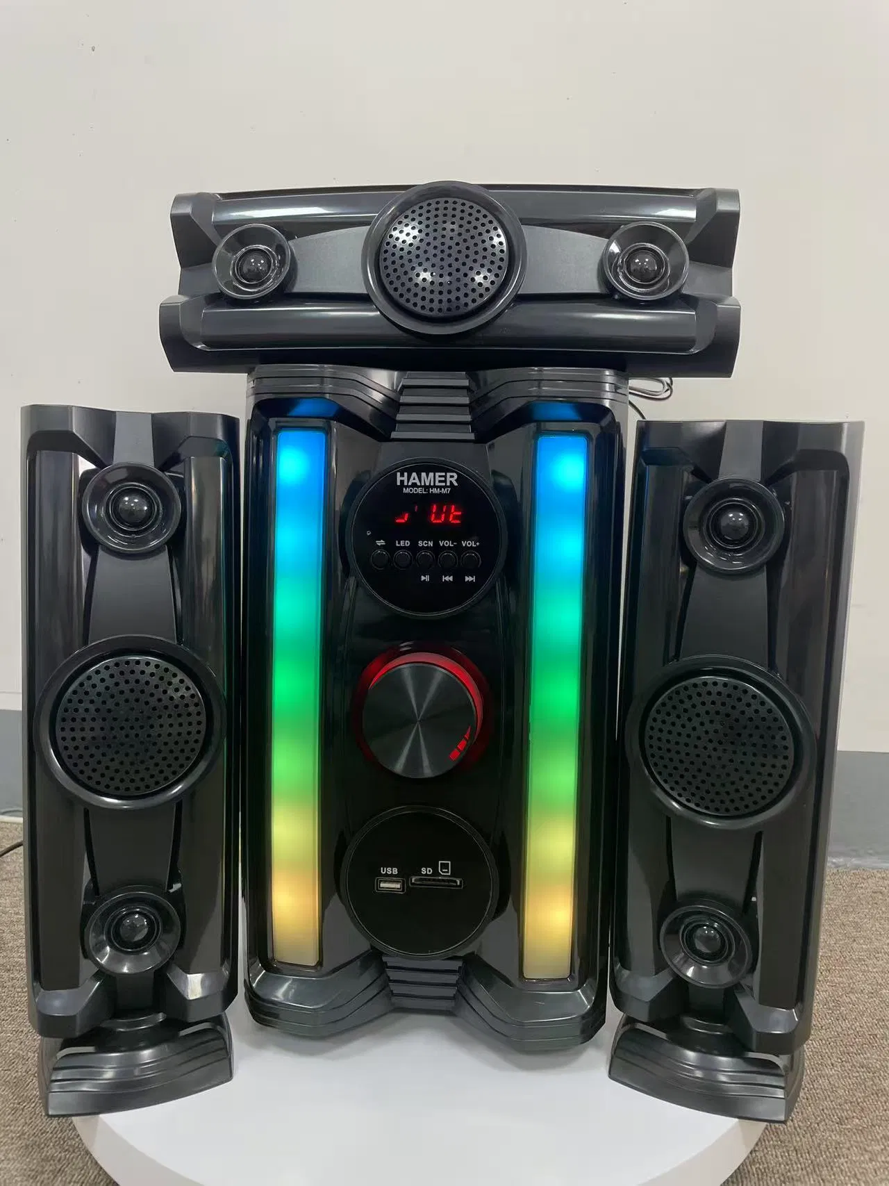 OEM Wired 3.1 Home Theatre Surround Sound Speaker with Bluetooth LED Display