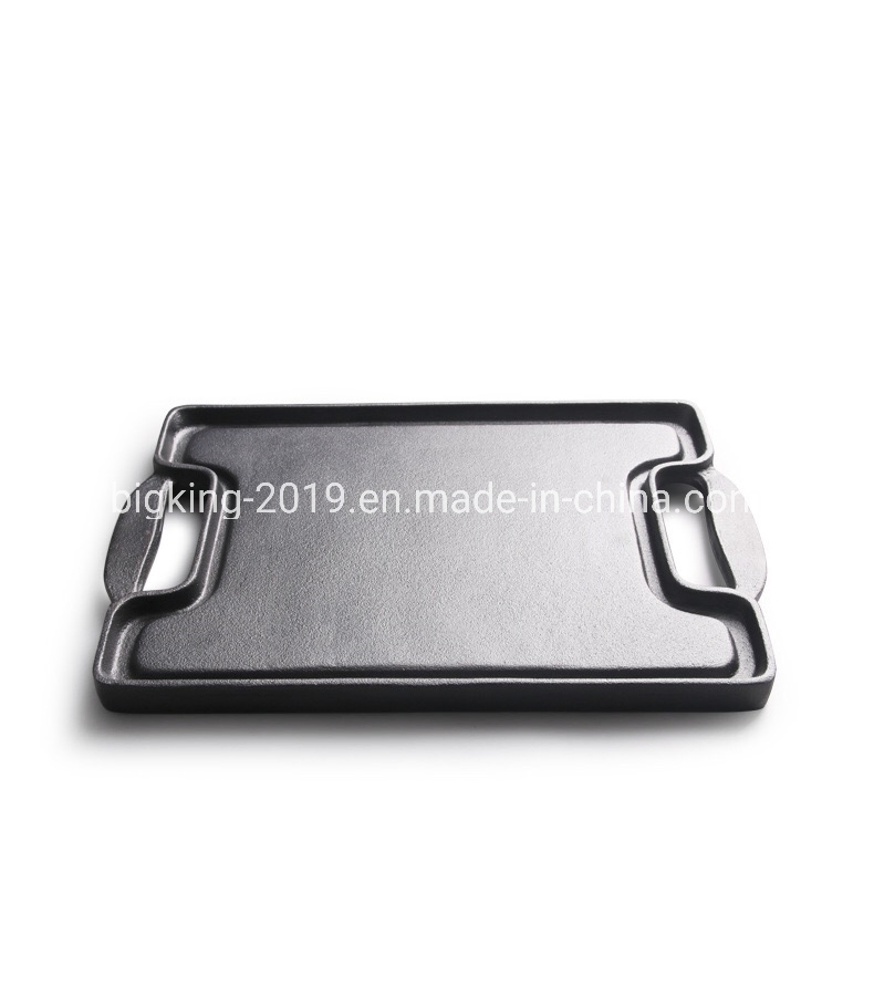 Double Handle Cast-Iron Roasting Pan with Double Handles