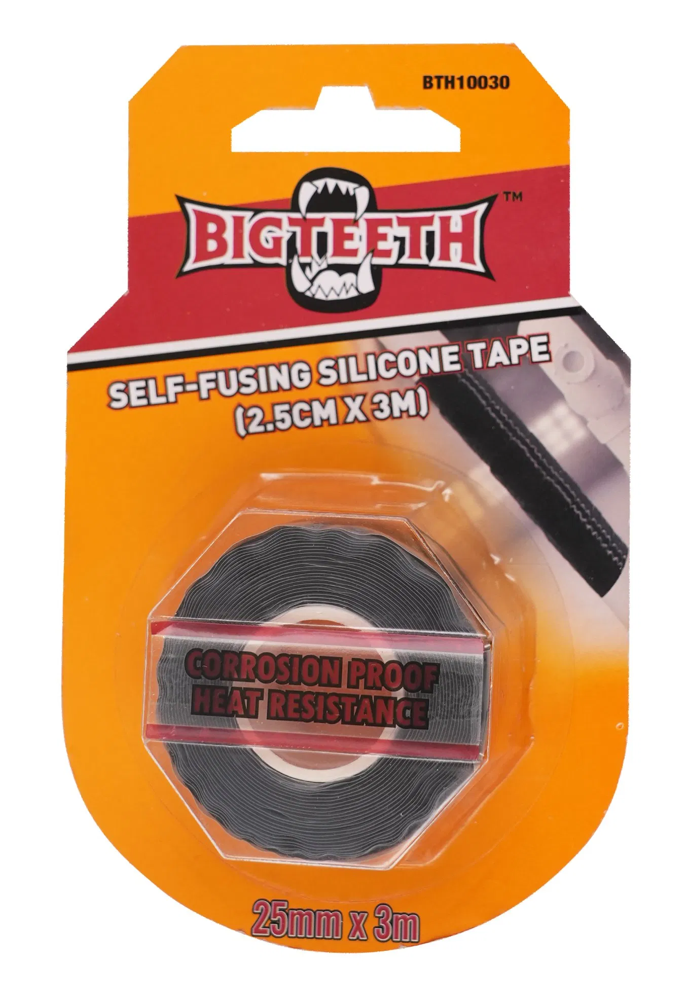 Bigteeth Bth10030 Self-Fusing Silicone Tape 25mmx3meter