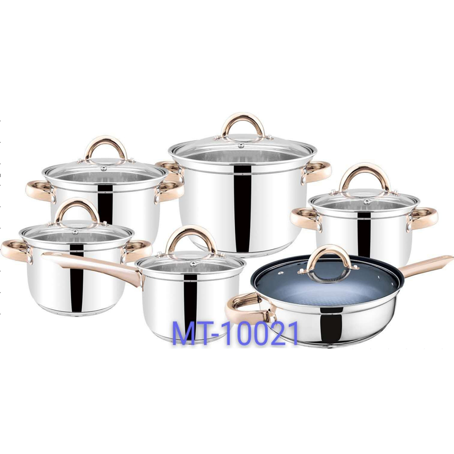 Chinese Factory Kitchen Stainless Steel Set Ware Cooking Tool Milk Pot Soup Pot 2.9L 3.9L 6.6L Frying Pot Whistle Water Kettle 2.5L 6PCS Cookware Set with Lid