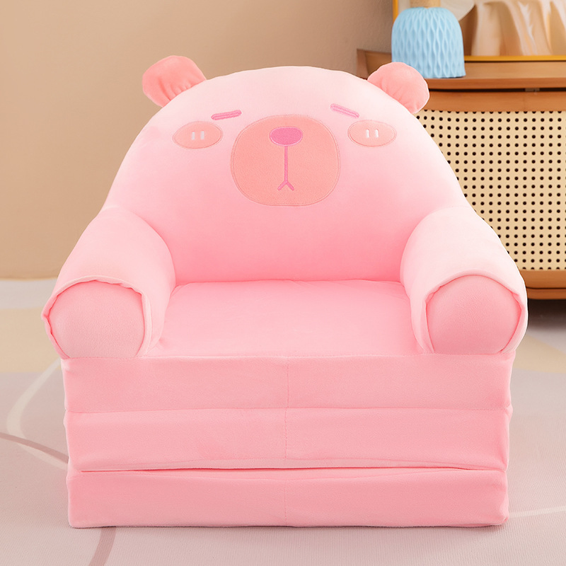 Best Gift Cartoon Cute Children's Lazy Seat Fold-out Sofa Bed