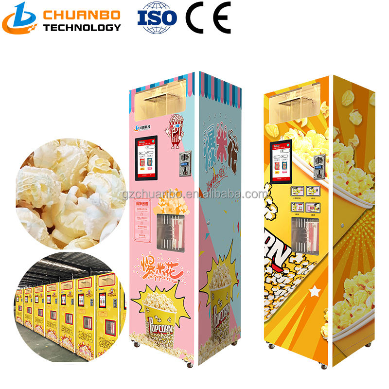 New Designed Popcorn Machine Digital Vending Machine Multi Flavors Vending Popcorn Machine
