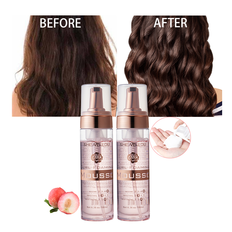 OEM Custom Hair Styling Product Mousse Vendor Private Label Volumizing Enhance Curl Hair Mousses & Foams