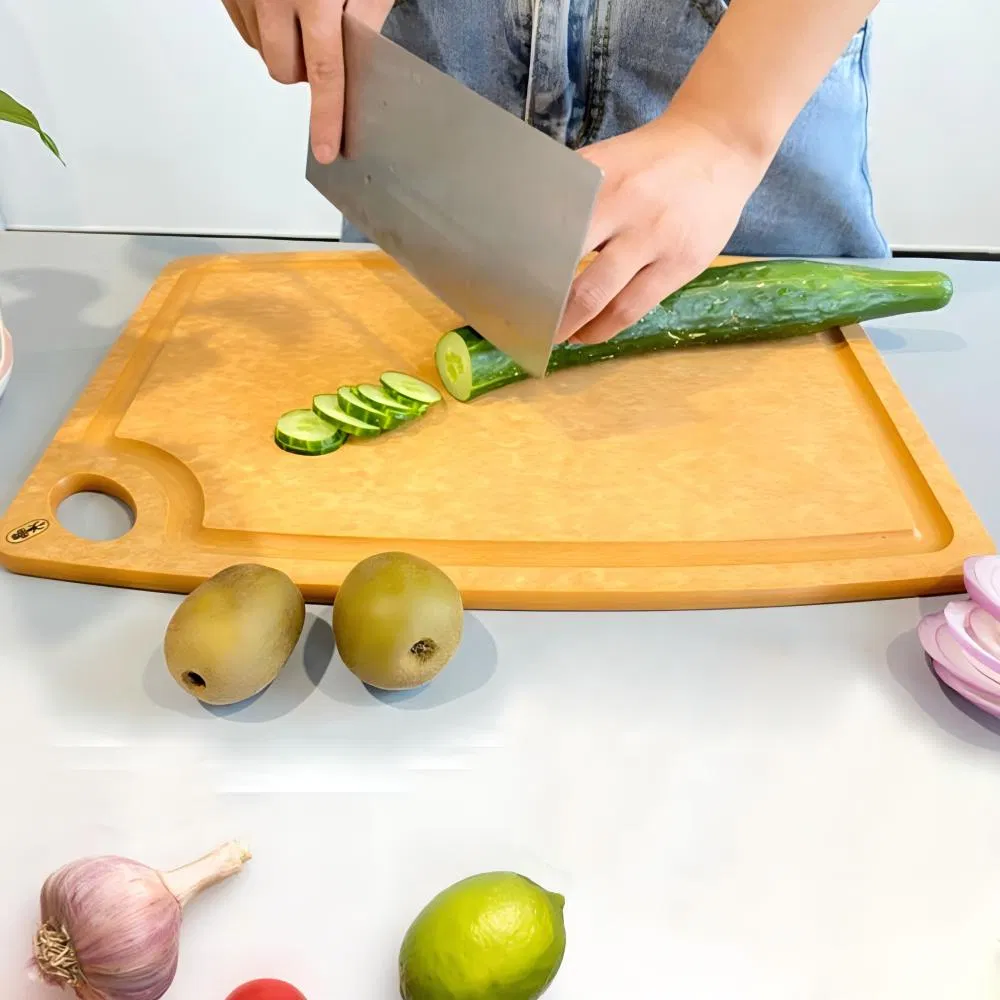 Eco-Friendly Premium Wooden Cutting Board for Easy Dishwasher Cleanup